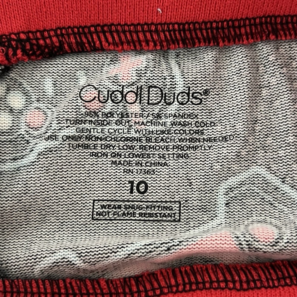 Cuddl Duds Pajamas Boys 10 Red Black Gamer Gaming‎ Its Under Control - Picture 5 of 12